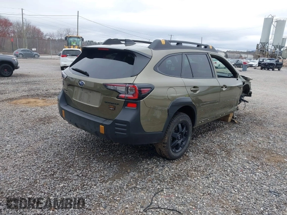 2025 Subaru Outback Wilderness with VIN 4S4BTGUD6S3162444, listed as a IAAI auction lot 41863679 with 8,854 mi miles. Bid and sale history available at carsss.com. Image 4.