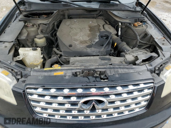 2005 Infiniti FX with VIN JNRAS08U55X109834, listed as a Copart auction lot 42297905 with 236,373 mi miles and Salvage title. Bid and sale history available at DreamBid. Image 14.