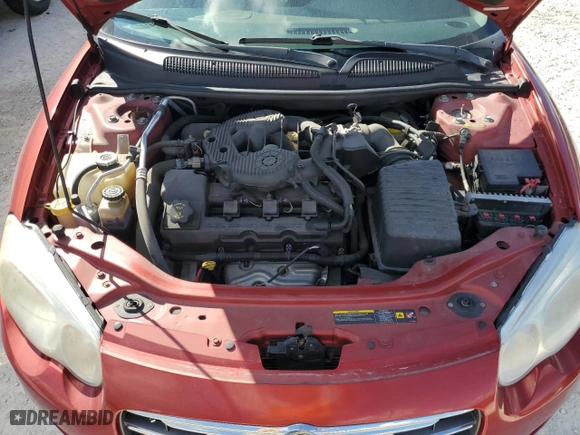 2004 Chrysler Sebring Limited with VIN 1C3EL65R14N412772, listed as a Copart auction lot 77837414 with 73,992 mi miles and Non Repairable. Bid and sale history available at carsss.com. Image 11.