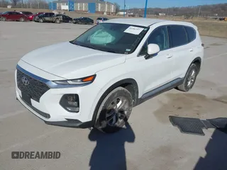 2019 Hyundai Santa Fe SE with VIN 5NMS2CAD4KH118545, listed as a IAAI auction lot 41686797 with 54,108 mi miles and . Bid and sale history available at DreamBid. Image 17.