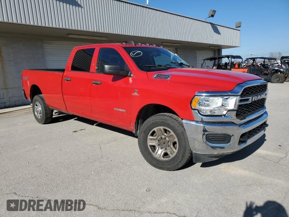 2019 Ram 2500 Tradesman with VIN 3C6UR5HL9KG662085, listed as a Copart auction lot 70751274 with 133,190 mi miles and Salvage title. Bid and sale history available at DreamBid. Image 4.