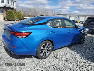 2020 Nissan Sentra SV with VIN 3N1AB8CV9LY302811, listed as a Copart auction lot 51254865 with 16,191 mi miles and Salvage Title. Bid and sale history available at carsss.com. Image 3.