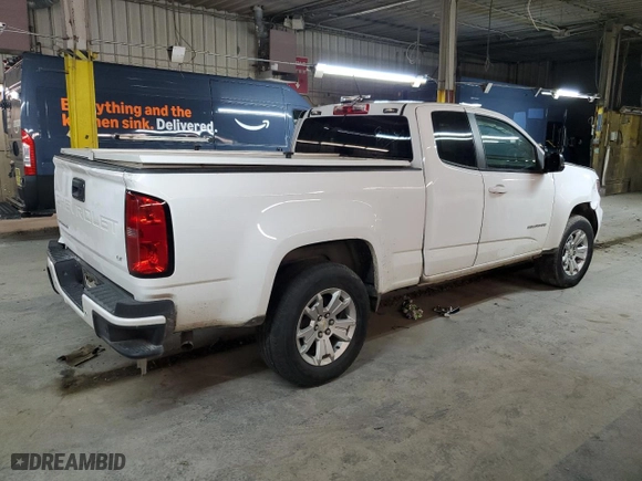 2022 Chevrolet Colorado 2WD LT with VIN 1GCHSCEA2N1246873, listed as a Copart auction lot 43999335 with 36,887 mi miles and Salvage Title. Bid and sale history available at carsss.com. Image 3.