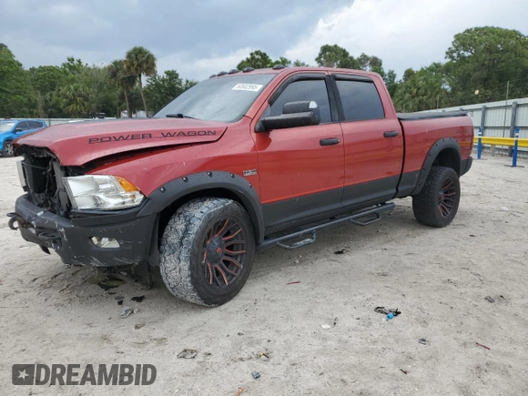 2010 Dodge Ram 2500 ST with VIN 3D7TT2CT8AG162595, listed as a Copart auction lot 50502995 with 135,906 mi miles and Salvage Title. Bid and sale history available at carsss.com. Image 1.