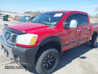 2007 Nissan Titan LE with VIN 1N6BA07B37N234320, listed as a IAAI auction lot 41912632 with 186,035 mi miles. Bid and sale history available at carsss.com. Image 17.
