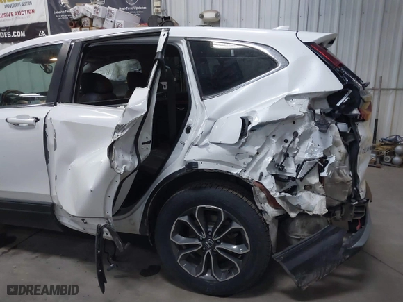 2020 Honda CR-V EX-L with VIN 5J6RW2H84LA015427, listed as a IAAI auction lot 41620657 with 62,877 mi miles. Bid and sale history available at carsss.com. Image 6.