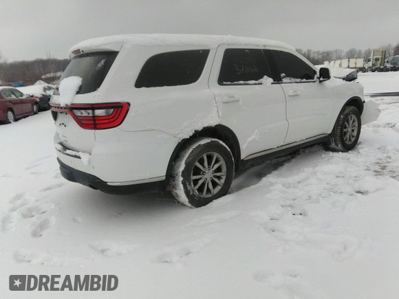 2017 Dodge Durango SXT with VIN 1C4RDJAG8HC789490, listed as a IAAI auction lot 41114291 with Not provided miles and . Bid and sale history available at DreamBid. Image 4.