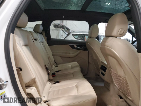 2017 Audi Q7 Premium Plus with VIN WA1LAAF71HD026691, listed as a Copart auction lot 55519725 with 128,047 mi miles and Clean Title. Bid and sale history available at DreamBid. Image 12.