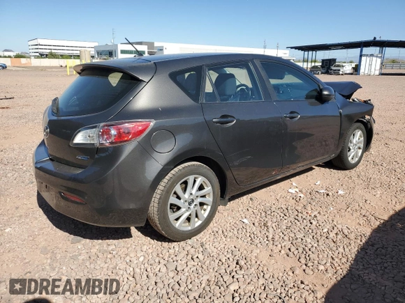 2013 Mazda 3 i Touring with VIN JM1BL1L73D1763242, listed as a Copart auction lot 52999675 with 132,917 mi miles and Salvage Title. Bid and sale history available at carsss.com. Image 3.