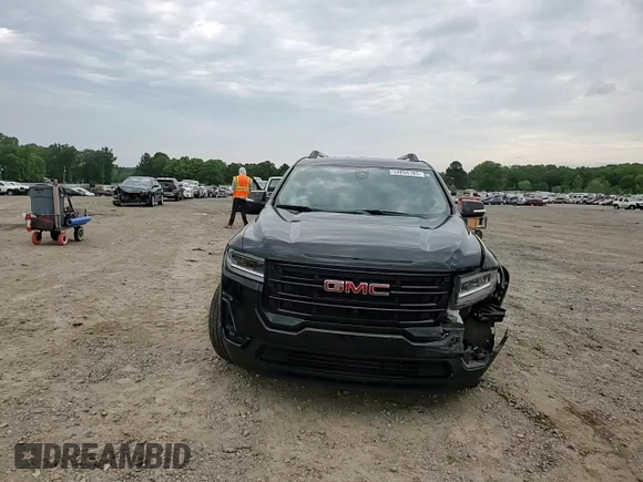 2022 GMC Acadia SLT with VIN 1GKKNMLS1NZ112912, listed as a Copart auction lot 54894185 with 62,706 mi miles and Salvage title. Bid and sale history available at DreamBid. Image 14.