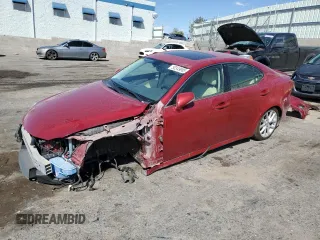 2013 Lexus IS 250 with VIN JTHCF5C20D5063323, listed as a Copart auction lot 50349985 with 92,610 mi miles and Salvage Title. Bid and sale history available at DreamBid. Image 1.