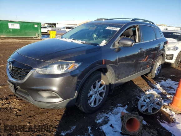 2013 Mazda CX-9 Sport with VIN JM3TB3BA6D0424827, listed as a Copart auction lot 88116325 with 123,340 mi miles and Clean Title. Bid and sale history available at carsss.com. Image 1.