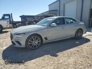 2024 Genesis G70 2.5T с VIN KMTG34SC5RU142873, выставлен на аукционе Copart как лот 53718855 с пробегом 28 728 миль миль и Чистый • Clean title. История ставок и продаж доступна на DreamBid. Изображение 1.