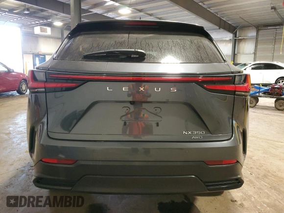 2024 Lexus NX 350 Premium z VIN 2T2GGCEZ7RC051044, wystawiony jako Copart lot #59289795 z przebiegiem 9 769 mil mil oraz Szkoda całkowita • Salvage title. Historia ofert i sprzedaży dostępna na DreamBid. Obrazek 6.