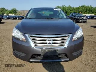 2014 Nissan Sentra SV with VIN 3N1AB7AP7EY321083, listed as a Copart auction lot 60710205 with 75,087 mi miles and Salvage title. Bid and sale history available at DreamBid. Image 5.