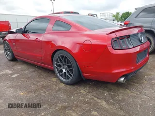 2013 Ford Mustang GT with VIN 1ZVBP8CF5D5209257, listed as a IAAI auction lot 42141198 with 124,462 mi miles and . Bid and sale history available at DreamBid. Image 3.