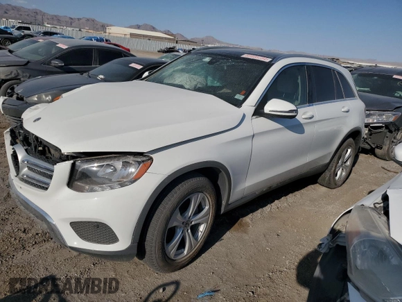 2018 Mercedes-Benz GLC with VIN WDC0G4JB2JV088342, listed as a Copart auction lot 86405734 with 0 mi miles and Salvage Title. Bid and sale history available at carsss.com. Image 1.
