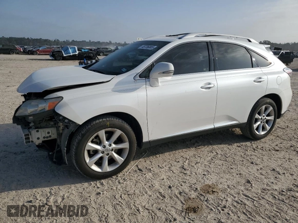 2010 Lexus RX 350 with VIN JTJZK1BA7A2407202, listed as a Copart auction lot 48736085 with 125,915 mi miles and Salvage Title. Bid and sale history available at carsss.com. Image 1.