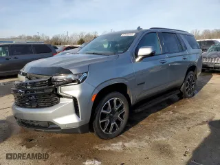 2023 Chevrolet Tahoe RST with VIN 1GNSKRKD4PR232976, listed as a Copart auction lot 87822015 with 58,484 mi miles and Salvage Title. Bid and sale history available at carsss.com. Image 1.