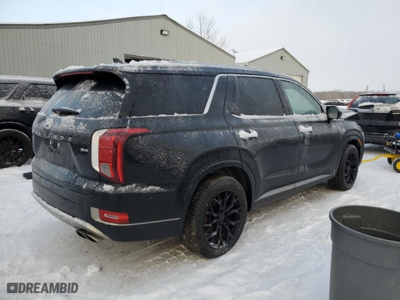 2022 Hyundai Palisade Ultimate Calligraphy with VIN KM8R5DHE5NU375880, listed as a Copart auction lot 87436684 with 71,724 mi miles and Salvage Title. Bid and sale history available at carsss.com. Image 3.