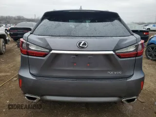 2016 Lexus RX 350 with VIN 2T2BZMCA5GC009122, listed as a Copart auction lot 52448045 with 122,781 mi miles and Salvage Title. Bid and sale history available at DreamBid. Image 6.