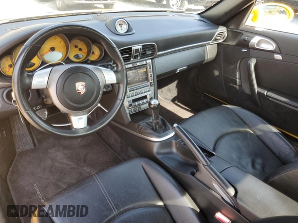 2005 Porsche 911 Turbo S with VIN WP0AB29995S741903, listed as a Copart auction lot 74755524 with 73,199 mi miles and Salvage Title. Bid and sale history available at carsss.com. Image 8.
