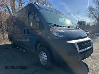 2020 Ram ProMaster Cargo with VIN 3C6URVJG1LE116990, listed as a Copart auction lot 53966915 with 61,813 mi miles and Clean Title. Bid and sale history available at carsss.com. Image 2.