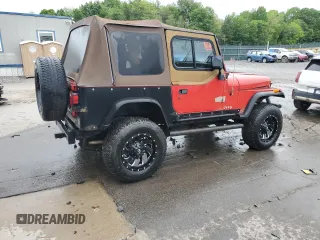 1995 Jeep Wrangler S z VIN 1J4FY19P0SP320982, wystawiony jako Copart lot #58615045 z przebiegiem 156 123 mil mil oraz Czysty tytuł • Clean title. Historia ofert i sprzedaży dostępna na DreamBid. Obrazek 3.