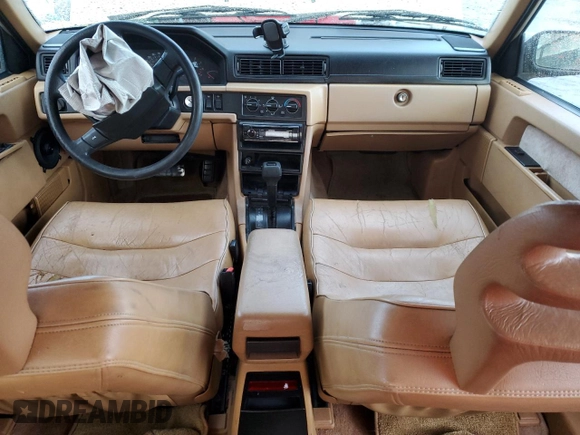 1991 Volvo 740 with VIN YV1FA8746M2513630, listed as a Copart auction lot 44464865 with 221,431 mi miles and Salvage Title. Bid and sale history available at carsss.com. Image 8.