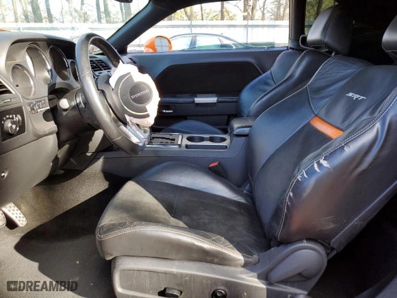 2012 Dodge Challenger SRT8 392 with VIN 2C3CDYCJ7CH157002, listed as a Copart auction lot 48034975 with 0 mi miles and Salvage Title. Bid and sale history available at carsss.com. Image 7.
