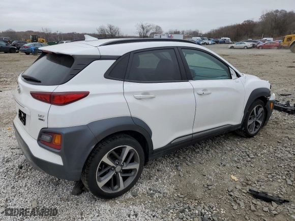 2021 Hyundai Kona Ultimate with VIN KM8K5CA50MU720575, listed as a Copart auction lot 48756425 with 27,054 mi miles and Salvage Title. Bid and sale history available at carsss.com. Image 3.