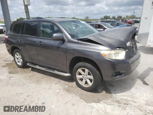 2009 Toyota Highlander with VIN JTEDS41A292085513, listed as a Copart auction lot 61062295 with 97,773 mi miles and Salvage title. Bid and sale history available at DreamBid. Image 4.