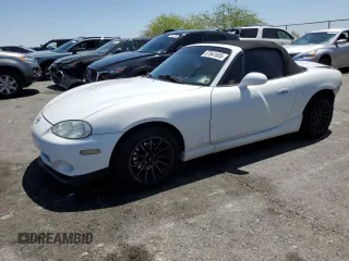 2001 Mazda MX-5 Miata z VIN JM1NB353810200419, wystawiony jako Copart lot #57941655 z przebiegiem 165 072 mil mil oraz Szkoda całkowita • Salvage title. Historia ofert i sprzedaży dostępna na DreamBid. Obrazek 1.