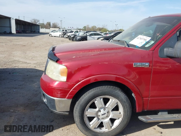 2008 Ford F-150 XLT with VIN 1FTPW12V08FB07442, listed as a IAAI auction lot 41783700 with 194,733 mi miles. Bid and sale history available at carsss.com. Image 6.