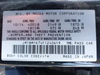 2015 Mazda 3 i Sport with VIN JM1BM1K74F1240619, listed as a IAAI auction lot 41969336 with 202,087 mi miles and . Bid and sale history available at DreamBid. Image 9.