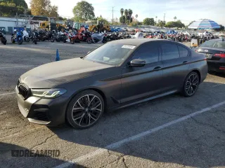 2023 BMW 5 Series 540i with VIN WBA53BJ0XPWX85901, listed as a Copart auction lot 85325094 with 58,372 mi miles and Salvage title. Bid and sale history available at DreamBid. Image 1.