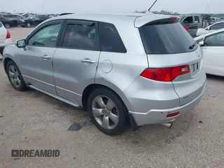 2007 Acura RDX Tech Pkg with VIN 5J8TB18587A010200, listed as a IAAI auction lot 41878727 with 168,624 mi miles. Bid and sale history available at carsss.com. Image 3.