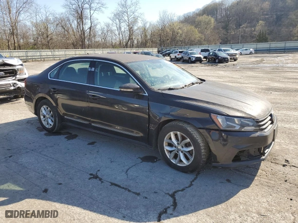 2017 Volkswagen Passat 1.8T S with VIN 1VWAT7A38HC052593, listed as a Copart auction lot 53720235 with 129,662 mi miles and Clean Title. Bid and sale history available at carsss.com. Image 4.