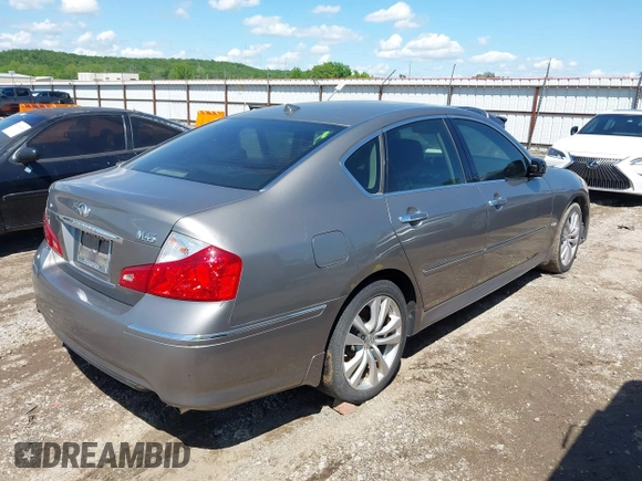 2008 Infiniti M with VIN JNKBY01E48M500872, listed as a IAAI auction lot 42164616 with 147,663 mi miles and . Bid and sale history available at DreamBid. Image 4.