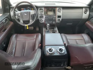 2015 Ford Expedition Platinum with VIN 1FMJU1MT6FEF24733, listed as a Copart auction lot 58774634 with 189,982 mi miles and Salvage title. Bid and sale history available at DreamBid. Image 8.