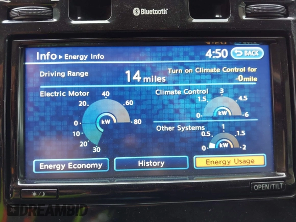 2015 Nissan LEAF SV with VIN 1N4AZ0CP1FC316894, listed as a IAAI auction lot 41826724 with 57,195 mi miles. Bid and sale history available at carsss.com. Image 13.