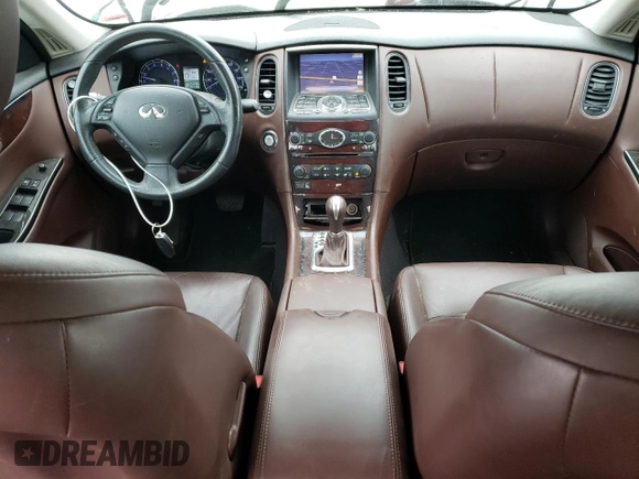 2012 Infiniti EX Journey with VIN JN1AJ0HR1CM450261, listed as a Copart auction lot 72617674 with 137,040 mi miles and Salvage Title. Bid and sale history available at DreamBid. Image 8.