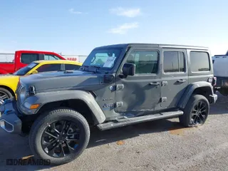 2023 Jeep Wrangler 4xe Sahara with VIN 1C4JJXP68PW661190, listed as a IAAI auction lot 41816483 with 41,877 mi miles. Bid and sale history available at carsss.com. Image 14.