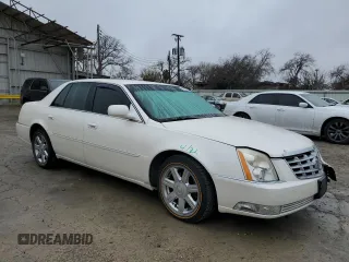 2011 Cadillac DTS with VIN 1G6KA5E63BU150750, listed as a Copart auction lot 43568135 with 100,117 mi miles and Salvage Title. Bid and sale history available at DreamBid. Image 4.