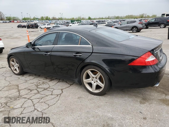 2009 Mercedes-Benz CLS-Class 5.5L with VIN WDDDJ72X69A143811, listed as a Copart auction lot 52187815 with 0 mi miles and Clean Title. Bid and sale history available at carsss.com. Image 2.