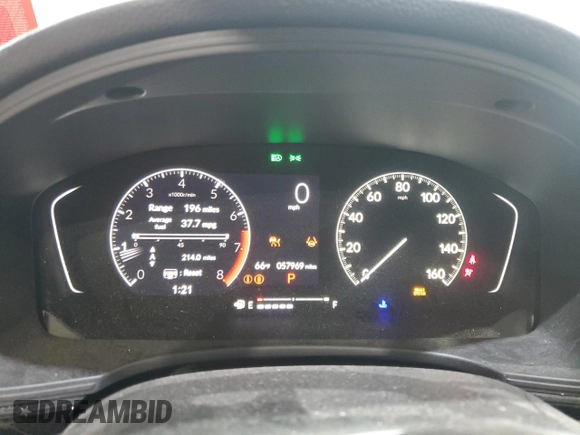 2022 Honda Civic EX with VIN JHMFE1F72NX007311, listed as a Copart auction lot 60440095 with 57,969 mi miles and Salvage title. Bid and sale history available at DreamBid. Image 9.
