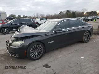 2011 BMW 7 Series 740Li with VIN WBAKB4C50BC392963, listed as a Copart auction lot 88765345 with 160,565 mi miles and Salvage Title. Bid and sale history available at carsss.com. Image 1.