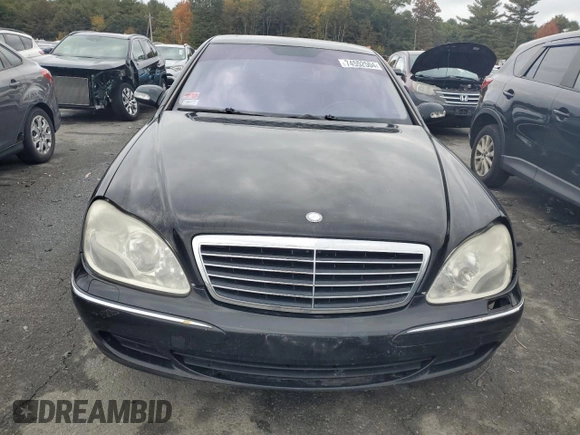 2004 Mercedes-Benz S-Class 5.0L with VIN WDBNG84J64A431069, listed as a Copart auction lot 74552504 with 249,135 mi miles and Salvage Title. Bid and sale history available at carsss.com. Image 5.