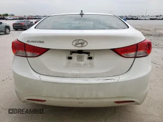 2013 Hyundai Elantra GLS with VIN 5NPDH4AE8DH435627, listed as a Copart auction lot 57332135 with 206,776 mi miles and Salvage title. Bid and sale history available at DreamBid. Image 6.