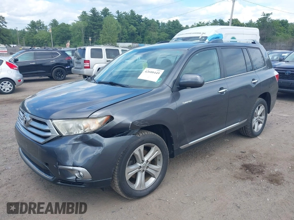 2012 Toyota Highlander Limited with VIN 5TDDK3EH7CS159806, listed as a IAAI auction lot 42600449 with 130,961 mi miles and . Bid and sale history available at DreamBid. Image 17.